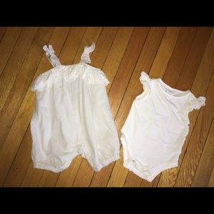 Dylan & Abby baby romper 3-6M